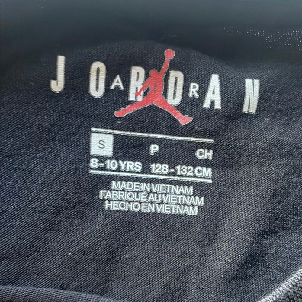 Jordan Kids' Black Graphic T-Shirts Lot (2) - Picture 5 of 8